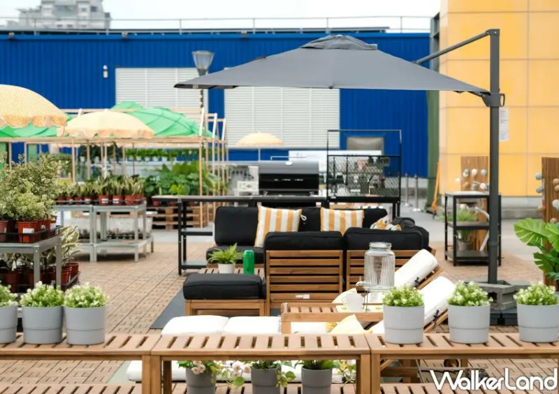 IKEA台中店 空中花園 / WalkerLand窩客島整理提供 未經許可不可轉載。