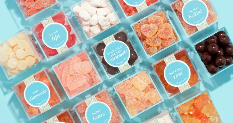 大人版「酒香小熊軟糖」來了！sugarfina旗艦店插旗台北101，「香檳小熊軟糖」台北也買得到。