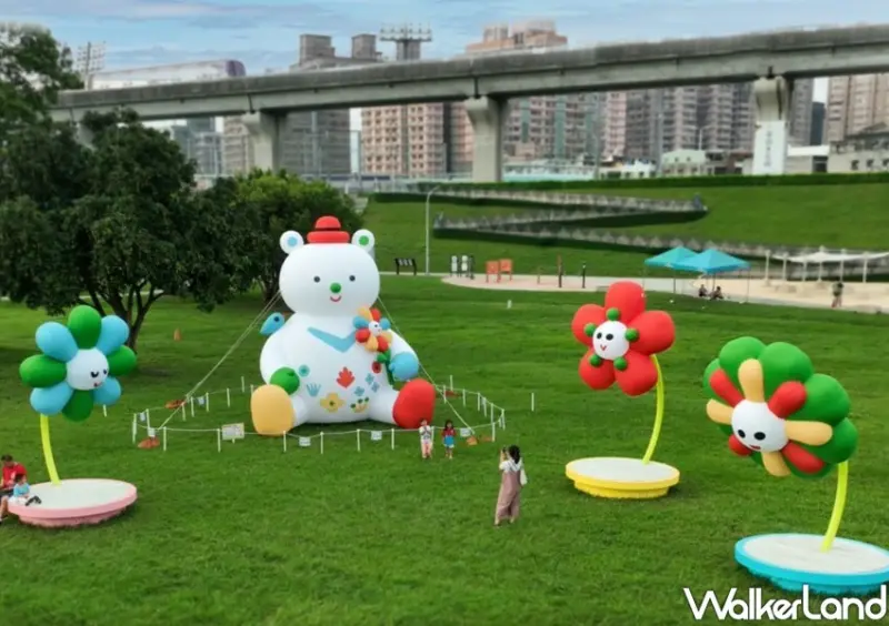 新北大都會公園「花開水岸•春日藝遊展」/ WalkerLand窩客島整理提供 未經許可不可轉載。