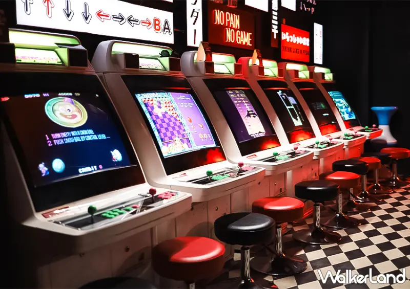 台北動漫酒吧「SPEEDRUN by VG Taipei」復古遊戲機台免費玩/ WalkerLand窩客島整理提供 未經許可不可轉載。