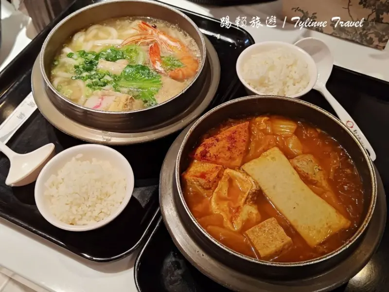 台北市大同區【台北美食】新濟州韓式豆腐鍋，均一價韓式小火鍋 | 內用免費加湯加飯 | 超大隻皇帝草蝦 | 中山區韓式餐廳美食推薦