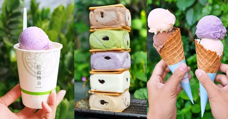 台中市大里區台中超厚復古「三明治冰餅」就在這！豐富口味、用料超實在，而且冬天吃不到！