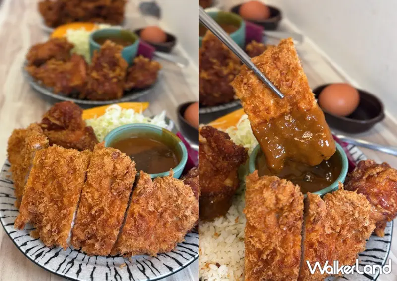 晴光市場美食「十巷咖哩」135元咖喱飯吃到飽/ WalkerLand窩客島整理提供 未經許可不可轉載。