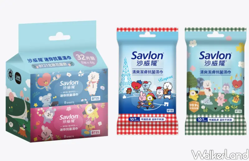 沙威隆、BT21聯名商品 / WalkerLand窩客島整理提供 未經許可不可轉載。