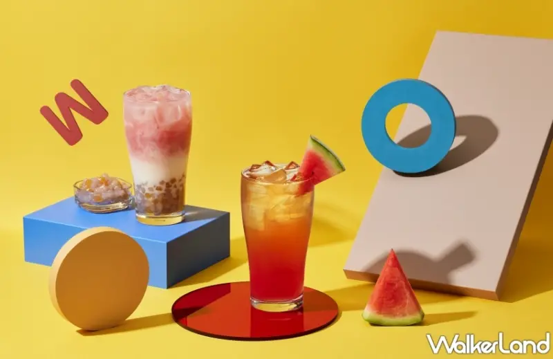 珍煮丹攜手matsui老師推出「西瓜系列飲」，要用Q萌狗狗結合「西瓜」打造喝了會啊嗚啊嗚的手搖飲。