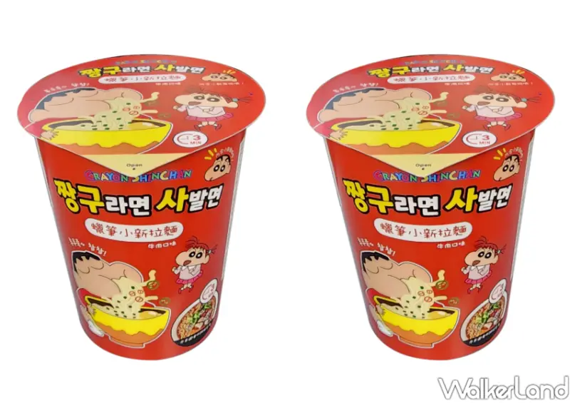 全家 蠟筆小新魚板杯麵/ WalkerLand窩客島整理提供 未經許可不可轉載。