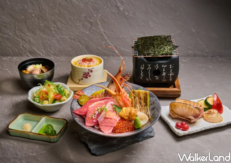 日本橋海鮮丼 辻半 日本黑鮪魚、赤海膽新品/ WalkerLand窩客島整理提供 未經許可不可轉載。