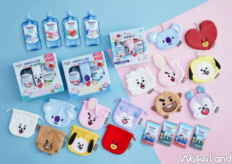 沙威隆、BT21聯名商品 / WalkerLand窩客島整理提供 未經許可不可轉載。