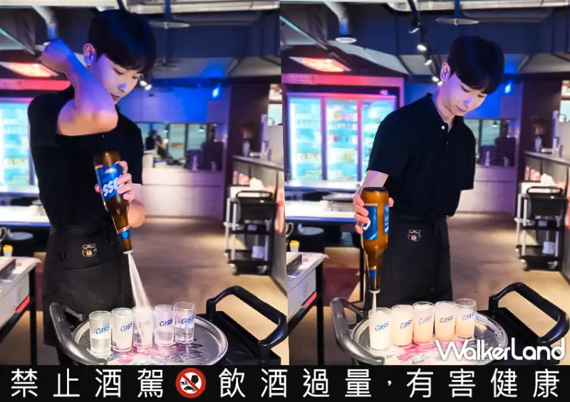 韓國燒啤表演在這！台北韓式料理「本家選手村」韓國烤肉專人代烤、小菜吃到飽/ WalkerLand窩客島整理提供 未經許可不可轉載。