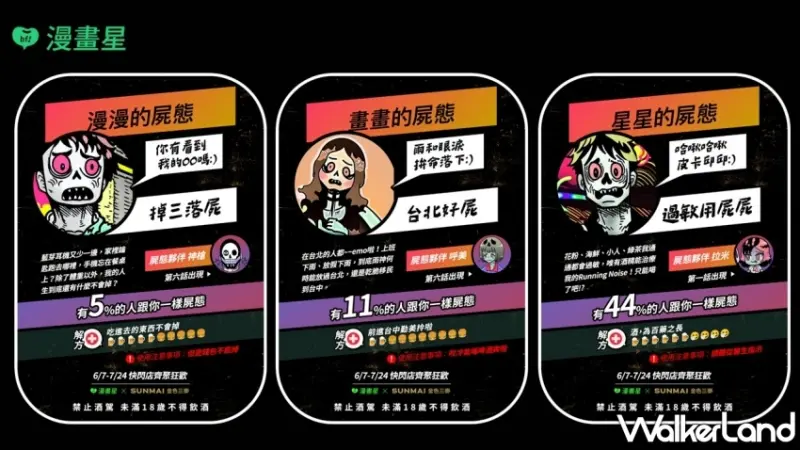 2024 漫畫星「食屍鬼」 x SUNMAI金色三麥「屍麥唷:)」