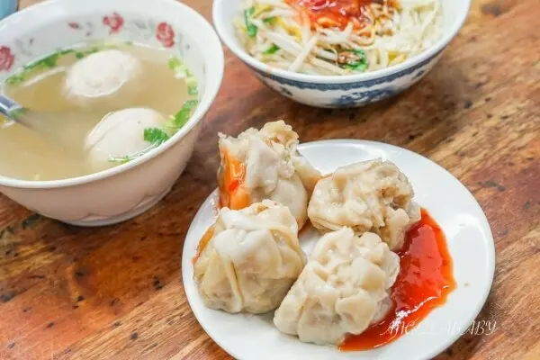  基隆老字號美食推薦：麗香的店-阿本伯燒賣/ WalkerLand窩客島整理提供 未經許可不可轉載