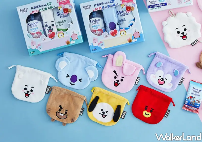 沙威隆、BT21聯名商品 / WalkerLand窩客島整理提供 未經許可不可轉載。
