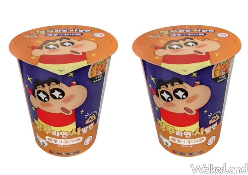全家 蠟筆小新魚板杯麵/ WalkerLand窩客島整理提供 未經許可不可轉載。