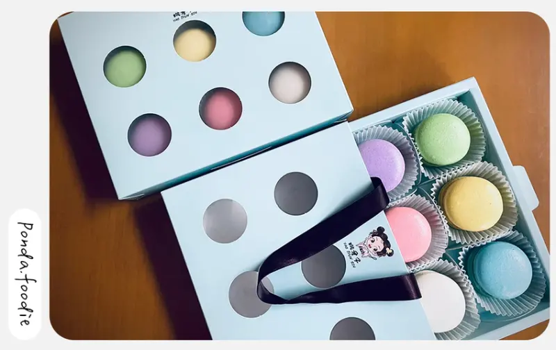 彰化縣社頭鄉宅配美食|彰化超夯團購美食「姚君子馬卡龍」! 減糖少負擔~清爽不甜膩。