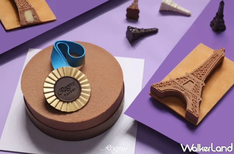 晶華酒店推出「艾菲爾鐵塔慕斯」與「五色甜甜圈」等多款奧運限定甜品