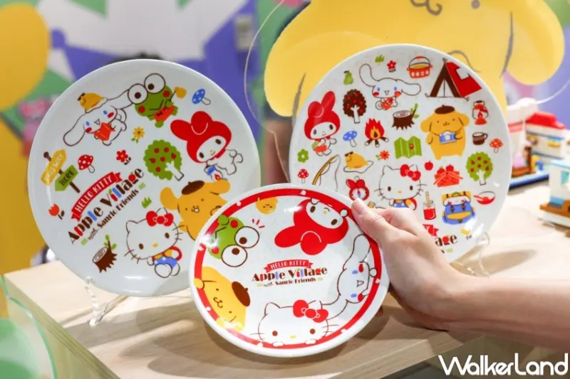 Hello Kitty蘋果村餐廳 台北101快閃店 / WalkerLand窩客島提供 未經許可，不得轉載