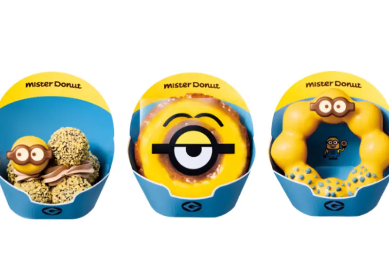 日本Mister Donut「小小兵甜甜圈」這天開賣/ WalkerLand窩客島整理提供 未經許可不可轉載。