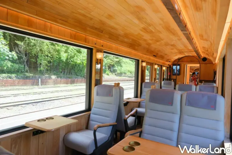 阿里山林鐵觀光列車「福森號」/ WalkerLand窩客島整理提供 未經許可不可轉載。