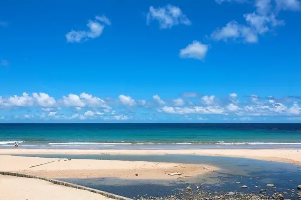 新北貢寮海景打卡點：金沙灣海濱公園/ WalkerLand窩客島整理提供 未經許可不可轉載