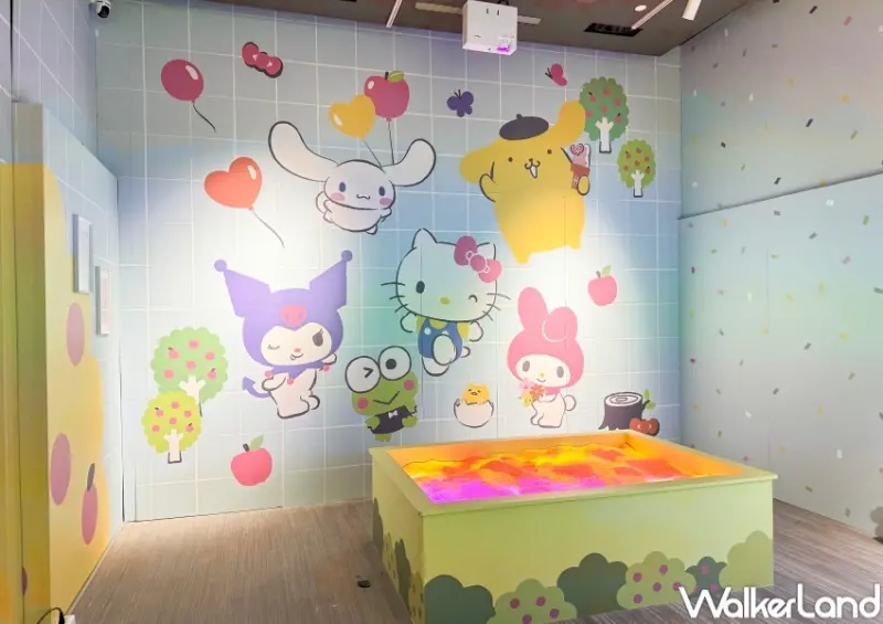 Hello Kitty蘋果村餐廳 台北101快閃店 / WalkerLand窩客島提供 未經許可，不得轉載