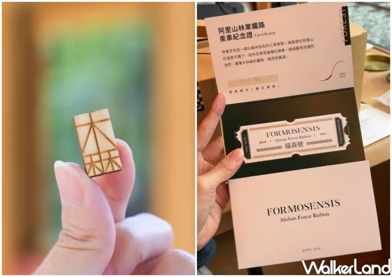 阿里山林鐵觀光列車「福森號」/ WalkerLand窩客島整理提供 未經許可不可轉載。