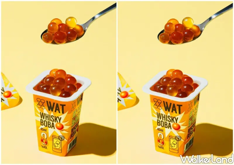 全家WAT威士忌爆爆珠拿鐵/ WalkerLand窩客島整理提供 未經許可不可轉載。