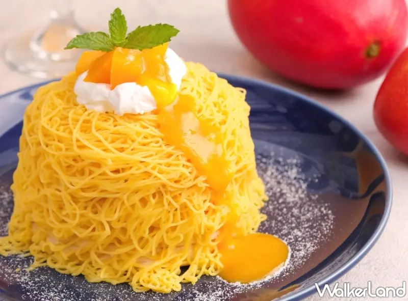 杏桃鬆餅屋推出中壢限定「芒果蒙布朗鬆餅」，再加碼「芒果季」鬆餅香甜開吃