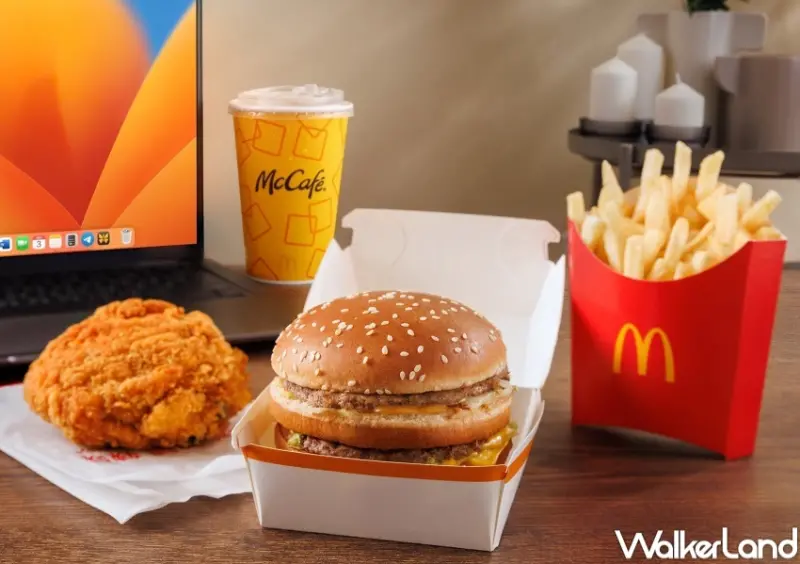 麥當勞 小戴球后餐  / WalkerLand窩客島提供 未經許可，不得轉載