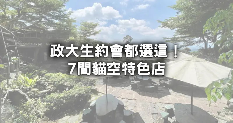 政大生約會都衝貓空！7選「貓空咖啡廳、茶屋」木柵人都愛，開到凌晨兩點「貓咪甜點店」先朝聖。