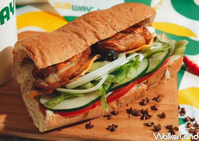 SUBWAY 麻辣潛艇堡、青花椒潛艇堡 / WalkerLand窩客島整理提供 未經許可不可轉載。