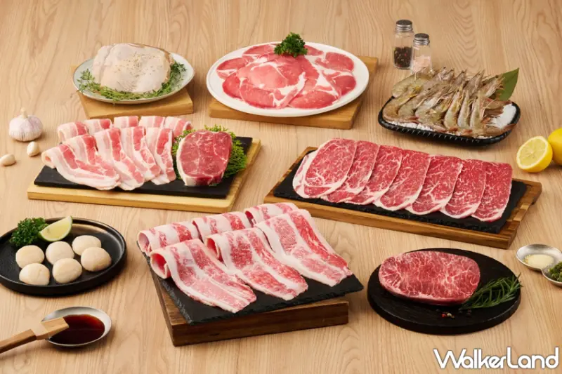 王品嚴選三大和牛燒烤組合1099元輕鬆在家烤，再加碼100盎司重磅多肉奢烤組1999元開吃。