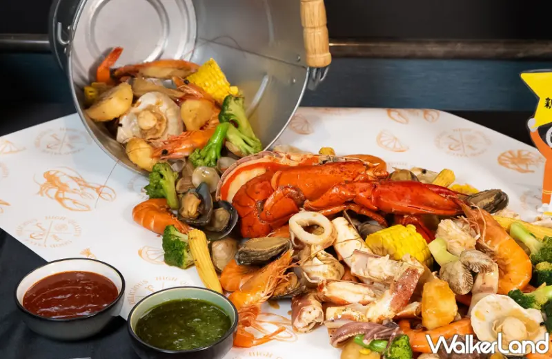 新天地集團限量「蟹逅秋波海鮮桶」，吃的到鱈場紅蟹腿、波士頓龍蝦。