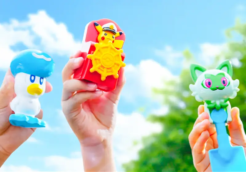 日本麥當勞兒童餐聯手寶可夢！船長皮卡丘、精靈球指南針必收/ WalkerLand窩客島整理提供 未經許可不可轉載。