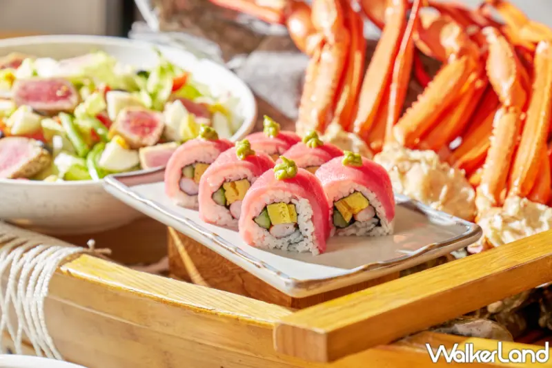 六福敘日9月限時推出「漁獲豐收季」多款海鮮吃到飽，軍教再加碼享8折優惠。