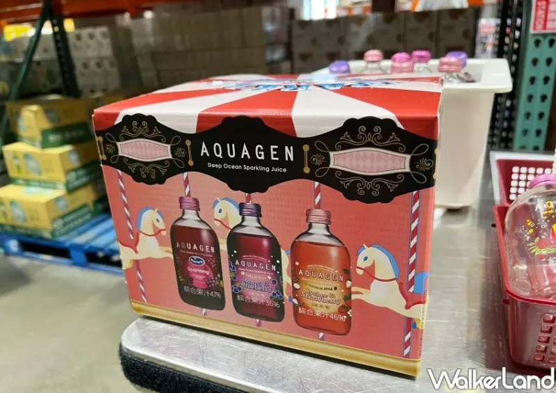 好市多AQUAGEN 果漾三重奏氣泡飲 / WalkerLand窩客島整理提供 未經許可不可轉載。