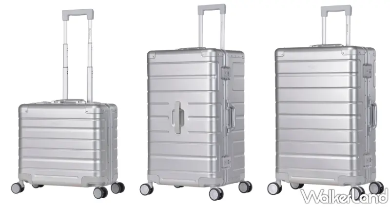 臺灣之光萬國通路全新鋁鎂合金系列震撼上市，霹靂吉利聯名款萌翻登場，買一咖旅行箱送精美配件、完美搭配你的奢華旅程。