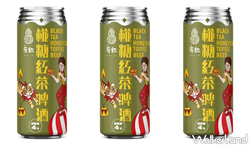 「臺虎 ⨉ 有飲椪糖紅茶啤酒」帶來舌尖濃郁甜蜜，8/21全家便利商店獨家推出。