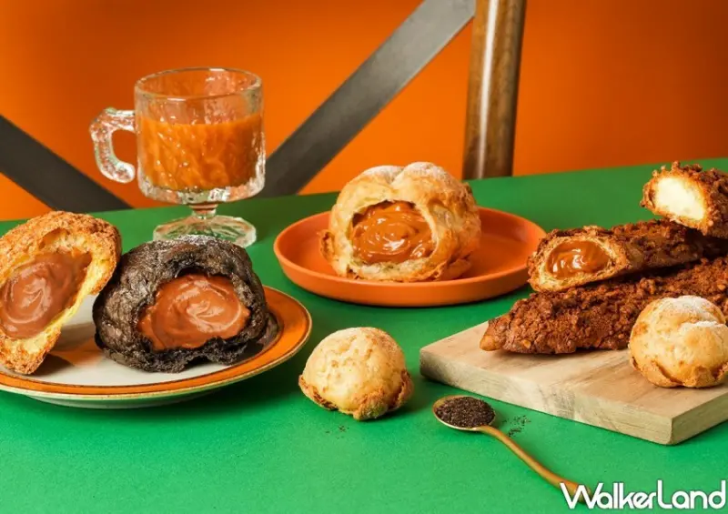 beard papa’s泰奶泡芙/ WalkerLand窩客島整理提供 未經許可不可轉載。