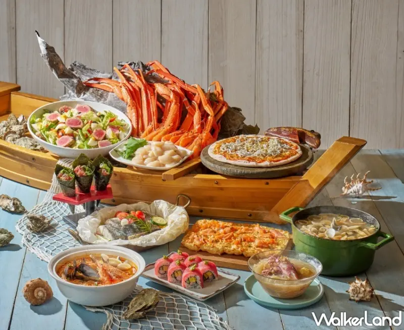 台北六福萬怡敘日Buffet漁獲豐收祭吃到飽第二位888元，父親節吃飯去處再加1。