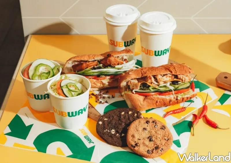 SUBWAY 麻辣潛艇堡、青花椒潛艇堡 / WalkerLand窩客島整理提供 未經許可不可轉載。