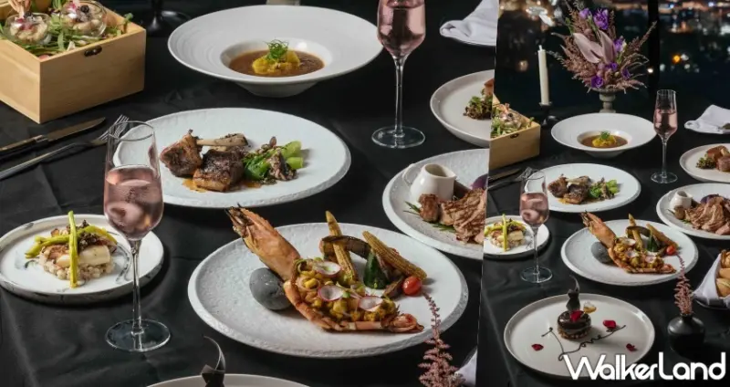 CÉ LA VI Taipei七夕情人節浪漫體驗，享受360度俯瞰台北景色與豪華餐飲，並贈送璧序訂製花禮。