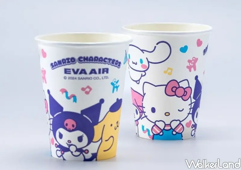 長榮航空 三麗鷗彩繪機航 閨蜜機/ WalkerLand窩客島整理提供 未經許可不可轉載。