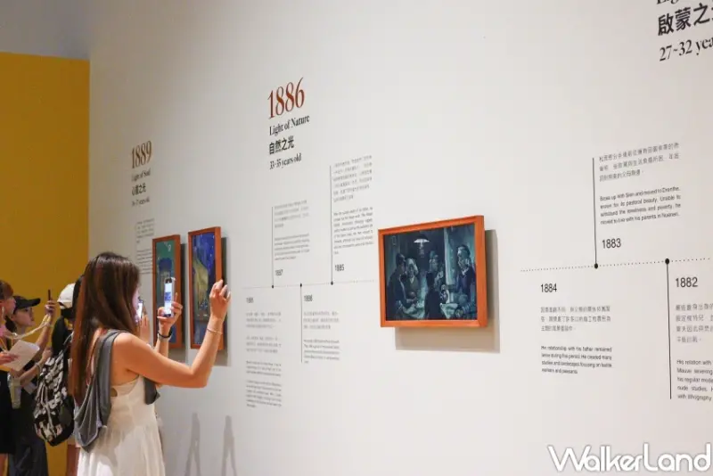 富邦美術館 梵谷：尋光之路特展  / WalkerLand窩客島提供 未經許可，不得轉載
