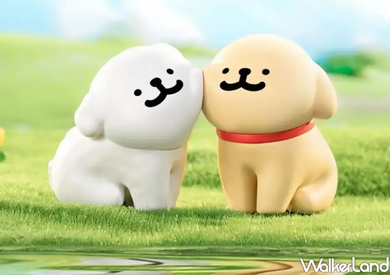 全家線條小狗公仔盲盒/ WalkerLand窩客島整理提供 未經許可不可轉載。