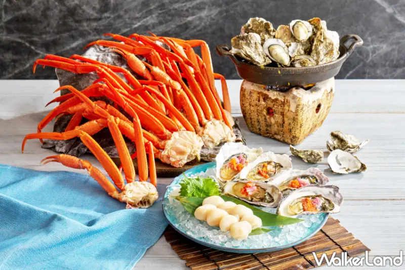 六福敘日9月限時推出「漁獲豐收季」多款海鮮吃到飽，軍教再加碼享8折優惠。