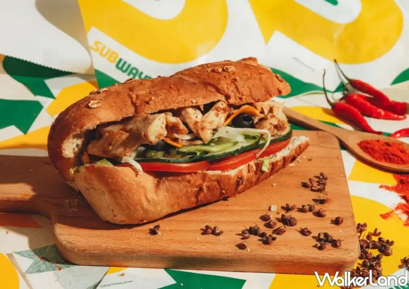 SUBWAY 麻辣潛艇堡、青花椒潛艇堡 / WalkerLand窩客島整理提供 未經許可不可轉載。