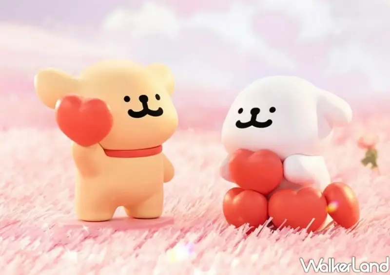 全家線條小狗公仔盲盒/ WalkerLand窩客島整理提供 未經許可不可轉載。