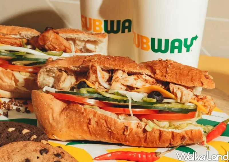 SUBWAY 麻辣潛艇堡、青花椒潛艇堡 / WalkerLand窩客島整理提供 未經許可不可轉載。
