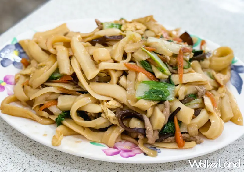 中和南勢角小吃「李家麵館刀削麵」木須炒麵不能錯過/ WalkerLand窩客島整理提供 未經許可不可轉載。