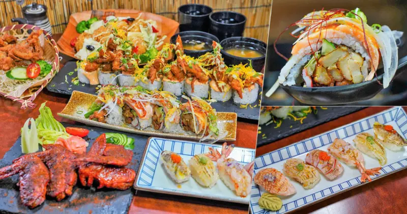 獨創霸氣加州壽司捲、澎派鮮味日本料理，高雄必吃 松本府手創日本料理、視覺味蕾都驚艷 - 跟著尼力吃喝玩樂＆親子生活